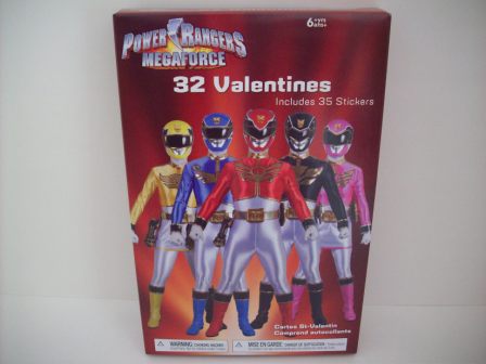Valentines - Power Rangers Megaforce - 32 Count (NEW)